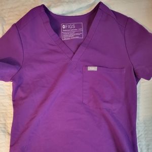 Figs purple scrub set